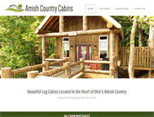 Tablet Screenshot of amishcountrycabinsldh.com